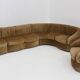Vintage Italian curved modular sofa 1970s