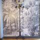 Parrot coat rack 12 wooden balls