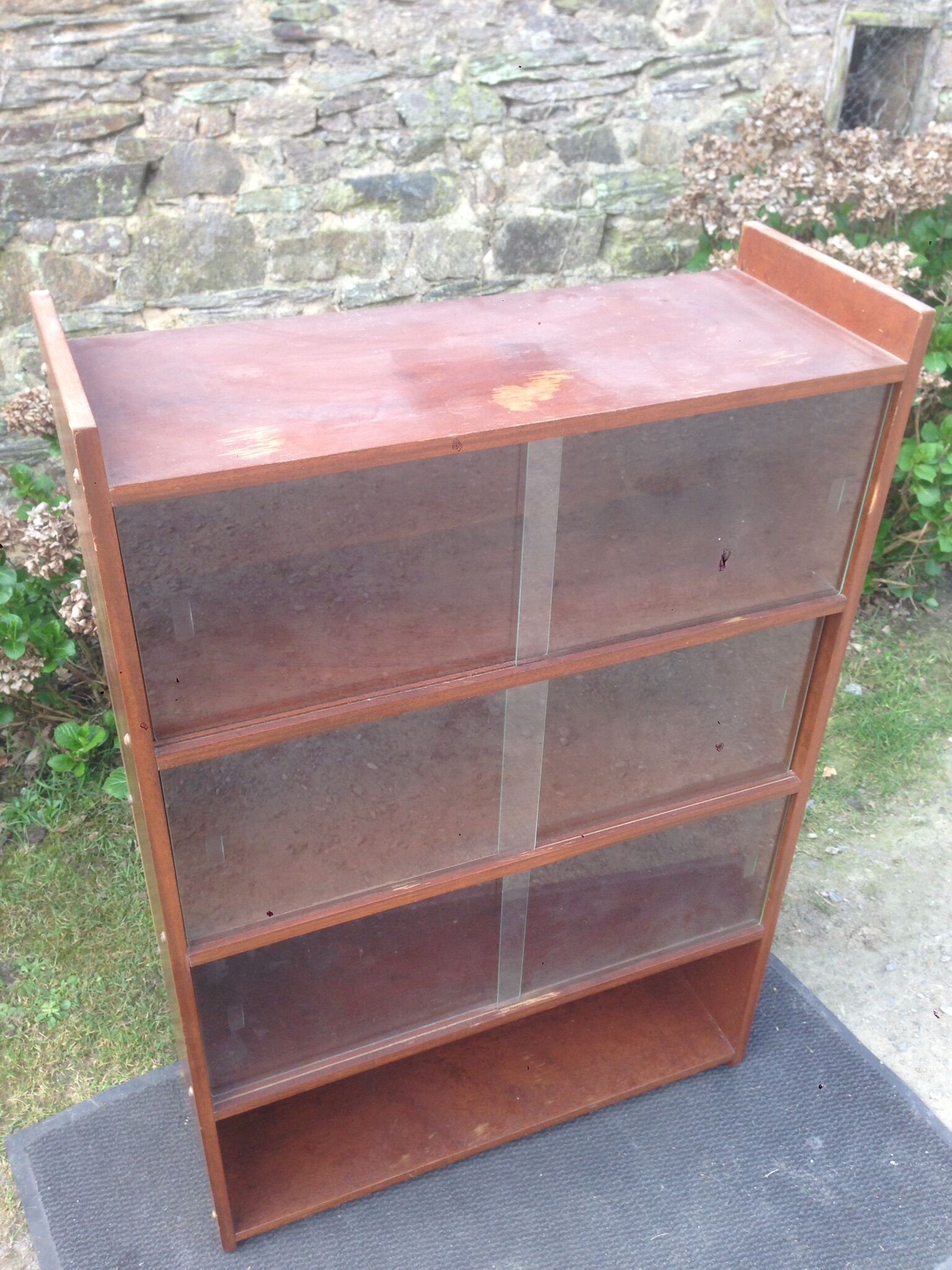 Vintage mahogany library