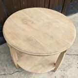Raw round coffee table