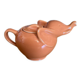 Théière Éléphant Lipton vintage terracota