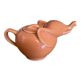 Vintage Lipton Elephant Teapot terracotta