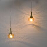 Pair of Mid-century Pendants, Czechoslovakia, 1960's.