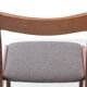 Suite of 6 Scandinavian rosewood chairs from Rio