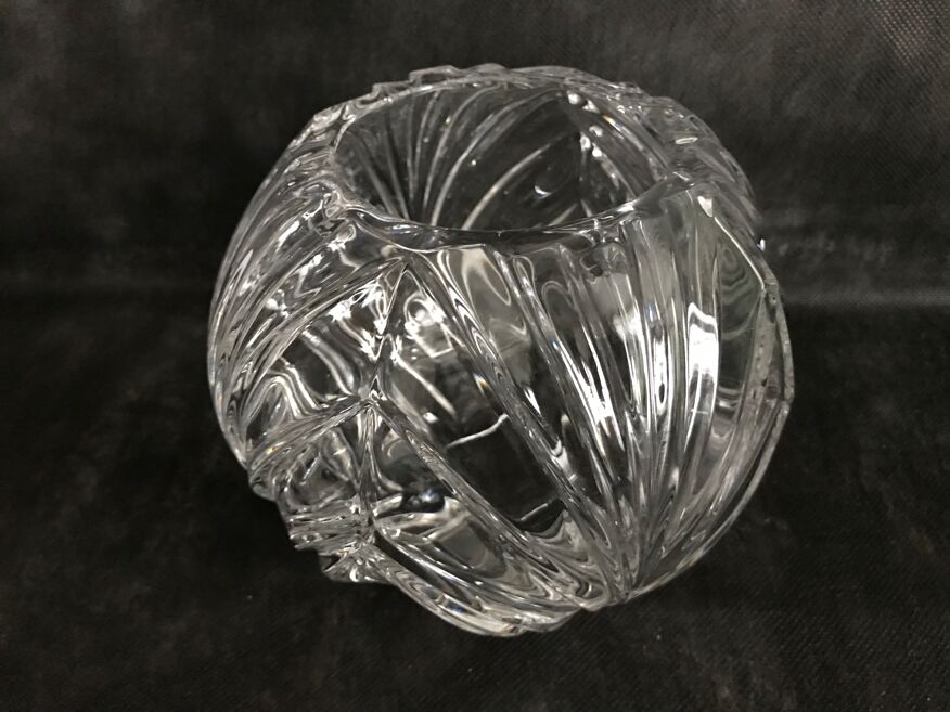 Vase boule en cristal | Selency