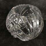 Ball vase in crystal