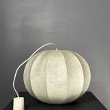 Midcentury space age cocoon hanging pendant ceiling lamp, 1960s