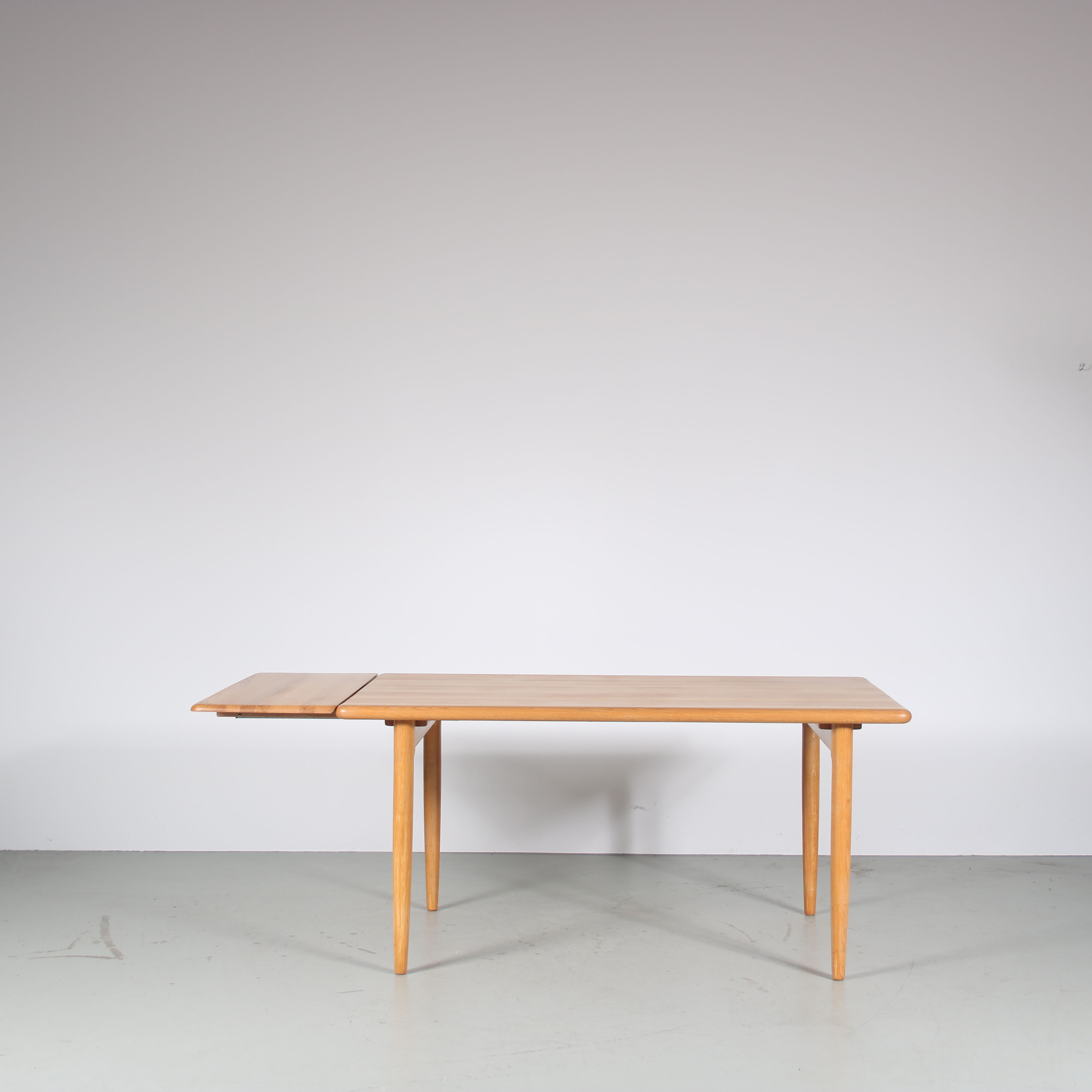 1970s Oak wooden dining set by Moller, Denmark