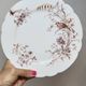 8 Superb Antique 19th Century Plates Decorated with Birds on Branches