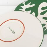 Large plate - CInéraria green