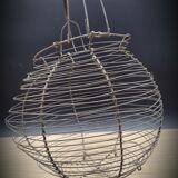 Basket braided metal salad