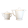 Art Deco ensemble of Czech coffee pot and sugar bowl.