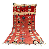 Moroccan carpet boujad orange - 173 x 350 cm