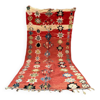 Moroccan carpet boujad orange - 173 x 350 cm