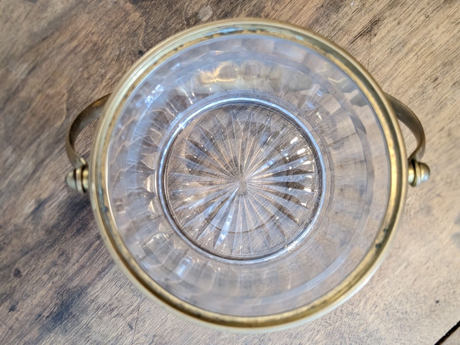 Art deco ice bucket in Baccarat crystal