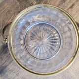 Art deco ice bucket in Baccarat crystal