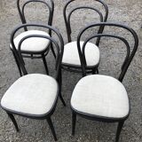 Série de 4 chaises bistro