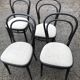 Série de 4 chaises bistro