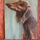 Canvas depicting a dog