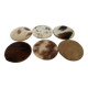 Six dessous de verre vaches
