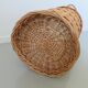 Rattan basket with handles and lid 60/70