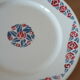 Six plates of Badonviller Art Deco