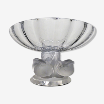 Coupelle en cristal lalique modele nogent 1966