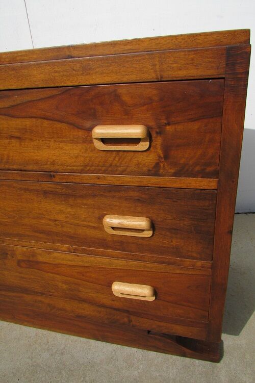Walnut Art Deco dresser