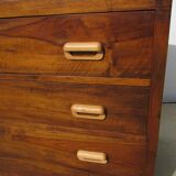 Walnut Art Deco dresser