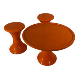 Tam Tam Table and Stools by Henry Massonnet for Stamp