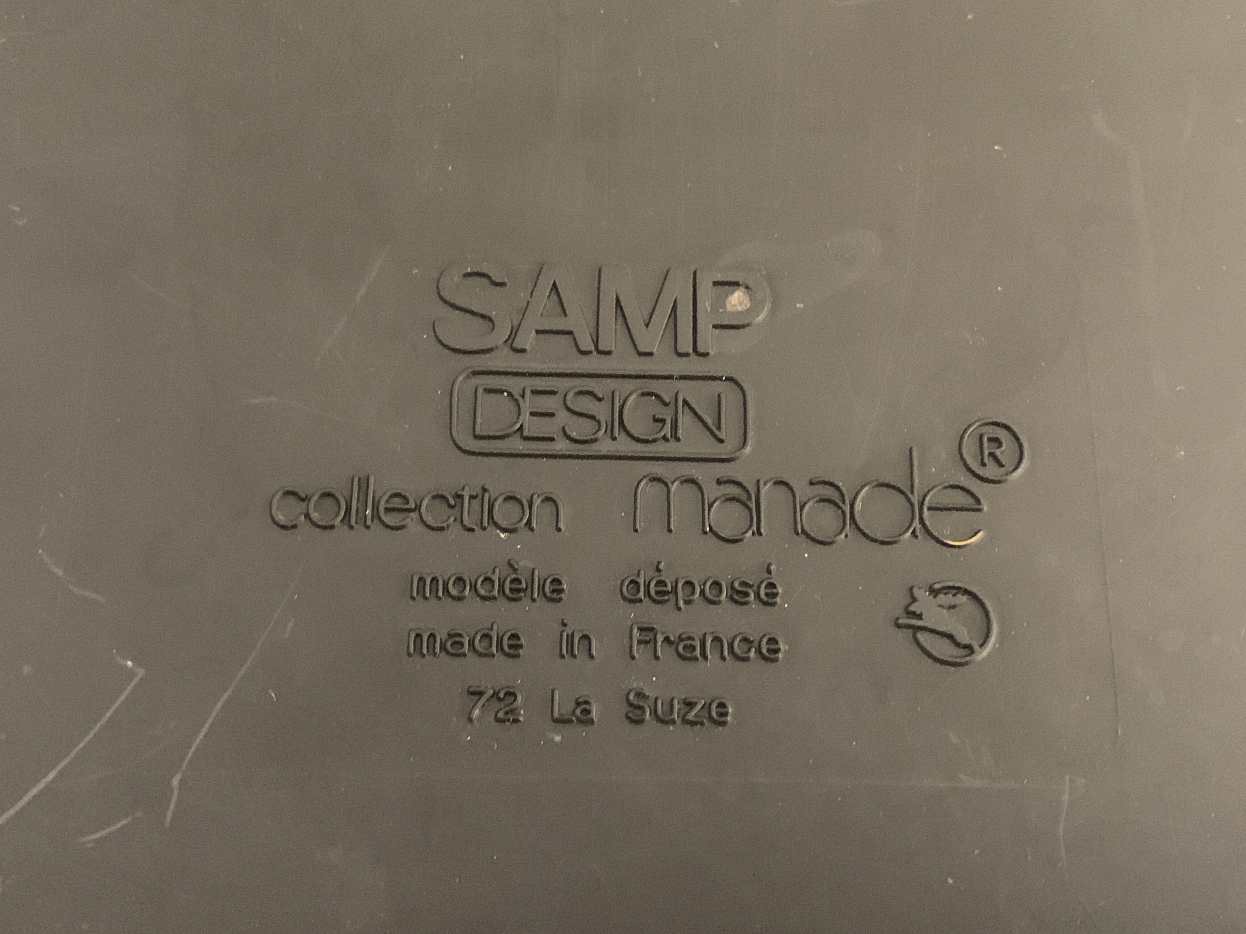 Complete umbrella holder design Samp, Manade, Jean-René Talopp, 1970