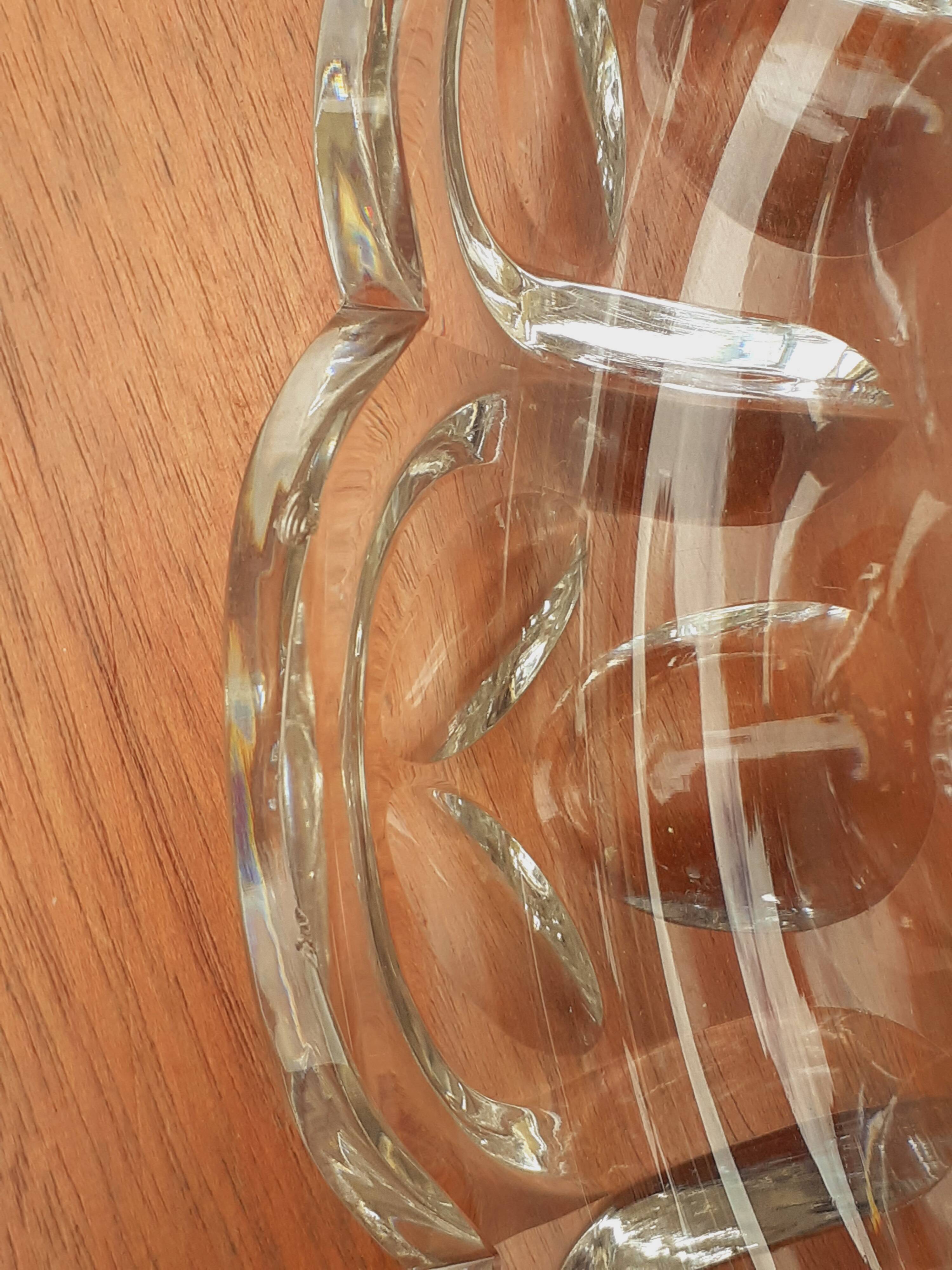 Bowl, Cut Crystal Centrepiece from Saint Louis