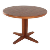 Round 3x extendable dining table 'Hampen' - danish teak mid century modern