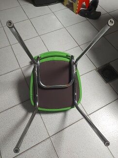 Roneo office chair, restored and redesigned by a master upholsterer