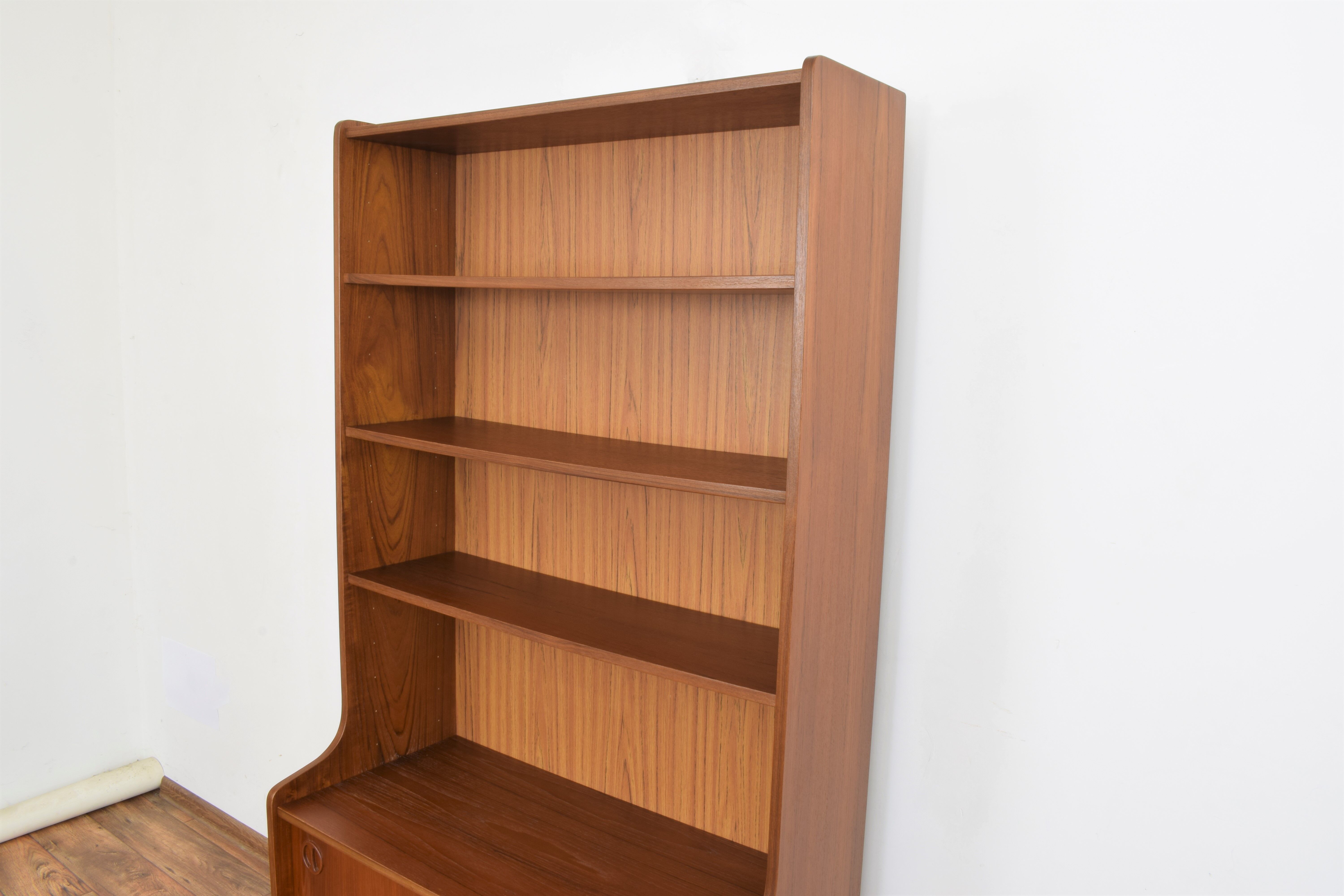 Mid-Century Swedish Teak Bookcase from Royal Board, 1960s.
