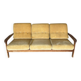 3-seater Scandinavian sofa