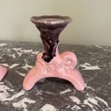 Pair of ceramic candlesticks
