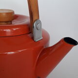 Enameled teapot
