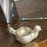 Mayell Queen Anne silver-plated egg cup