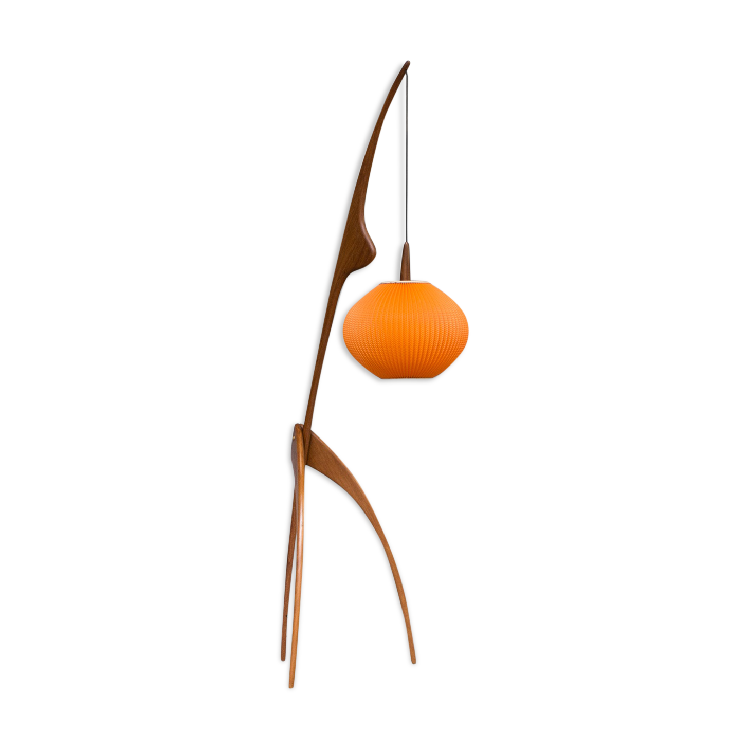 Lampadaire Jean Rispal 'Praying Mantis' pour Rispal France, 1950
