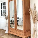 Fully restored mahogany wardrobe