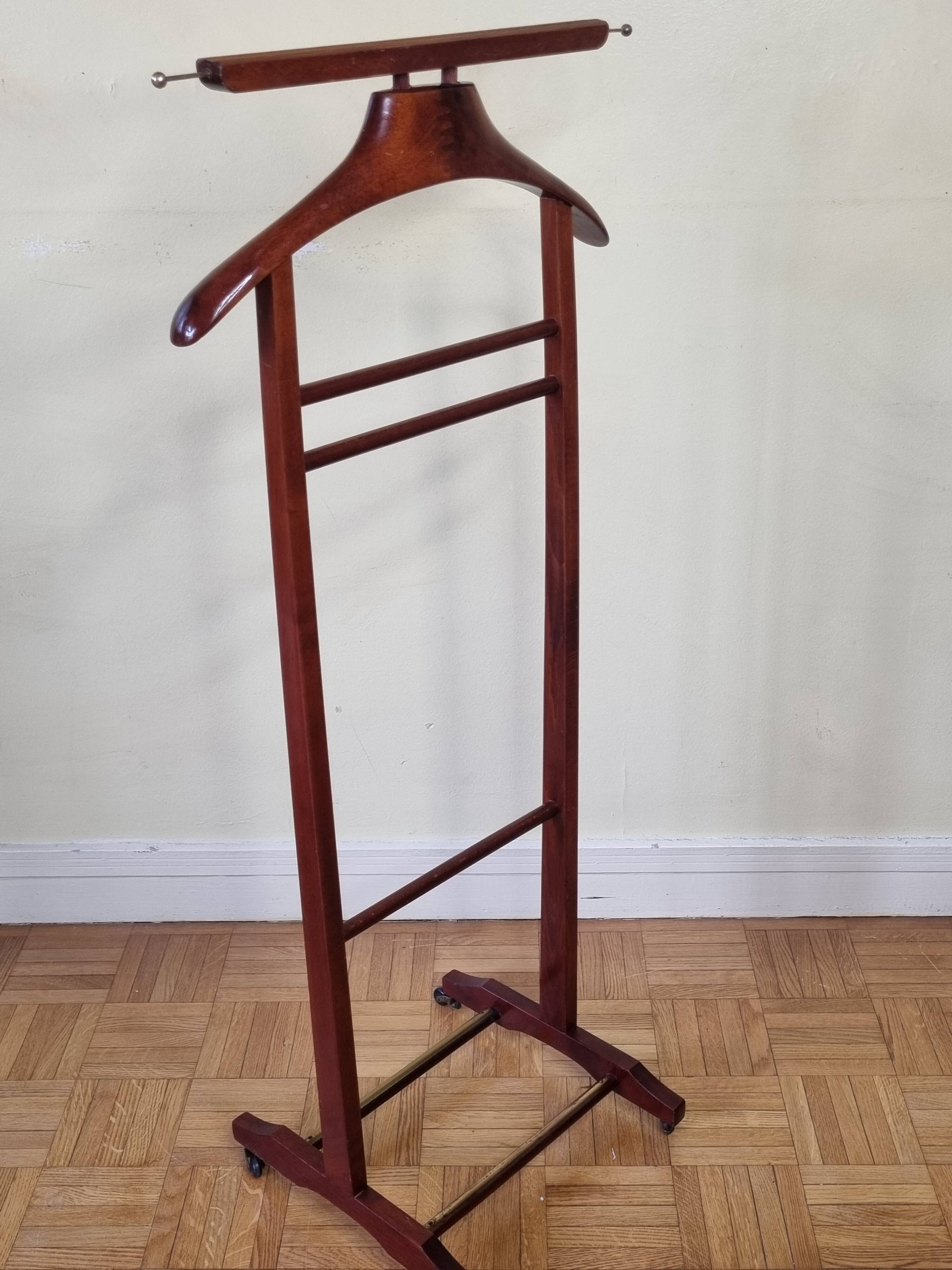 Fratelli Reguitti wooden valet, 1950s, 104 cm