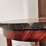 Guéridon petite table Empire tripode à colonnes