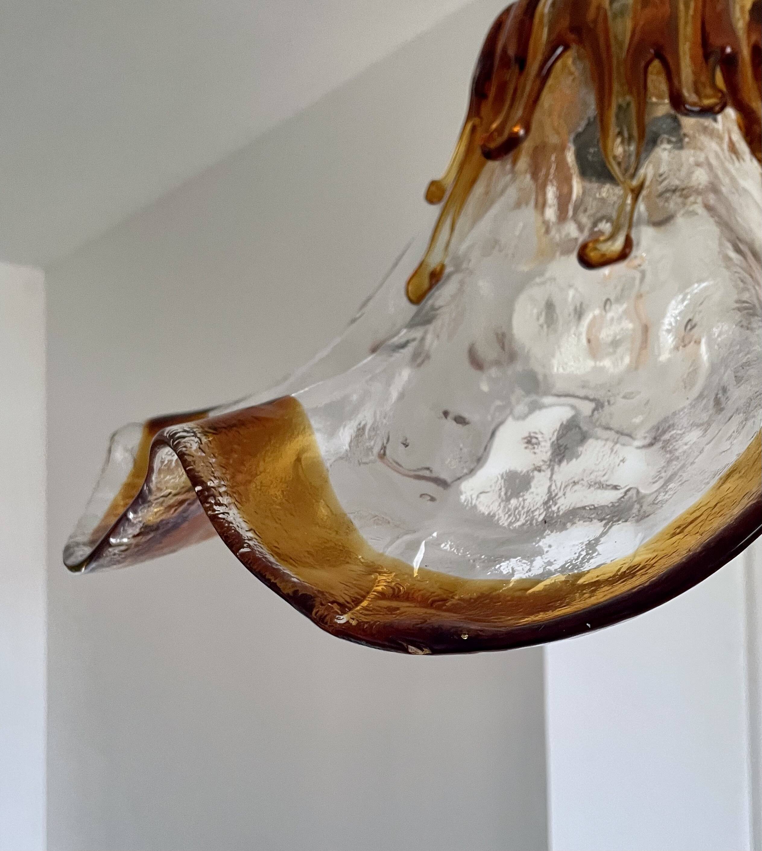 Murano glass pendant from the 1960s to 1970s.