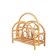 Vintage bamboo magazine rack
