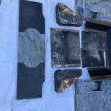 Marble fireplace