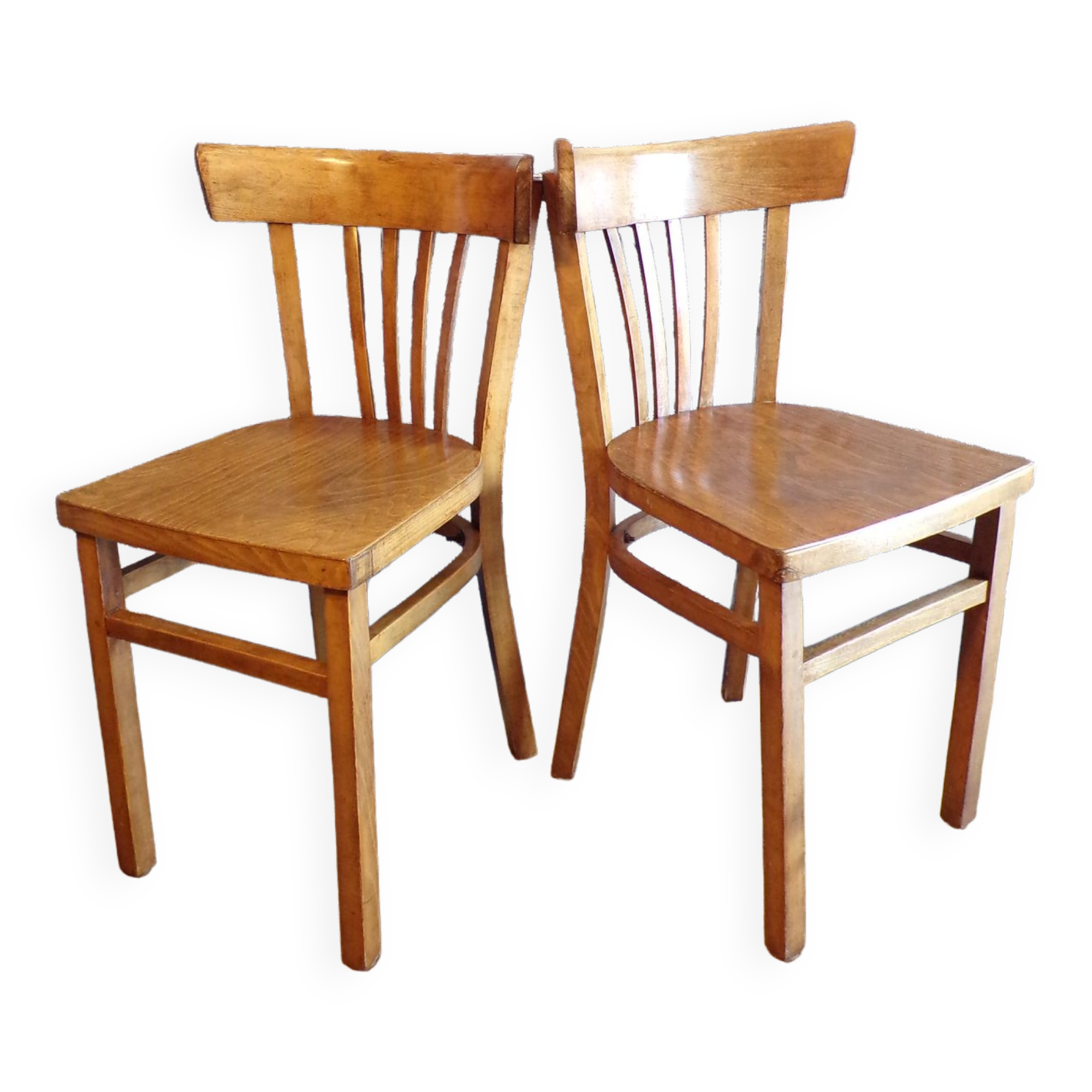 Pair of bistro chairs 1950