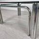 Vintage chrome coffee table
