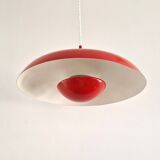 Red RA-40 pendant lamp by Piet Hein for Lyfa, Denmark 1960's
