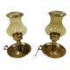 Peter Jensen Copenhagen brass candle holders Denmark 1960’s